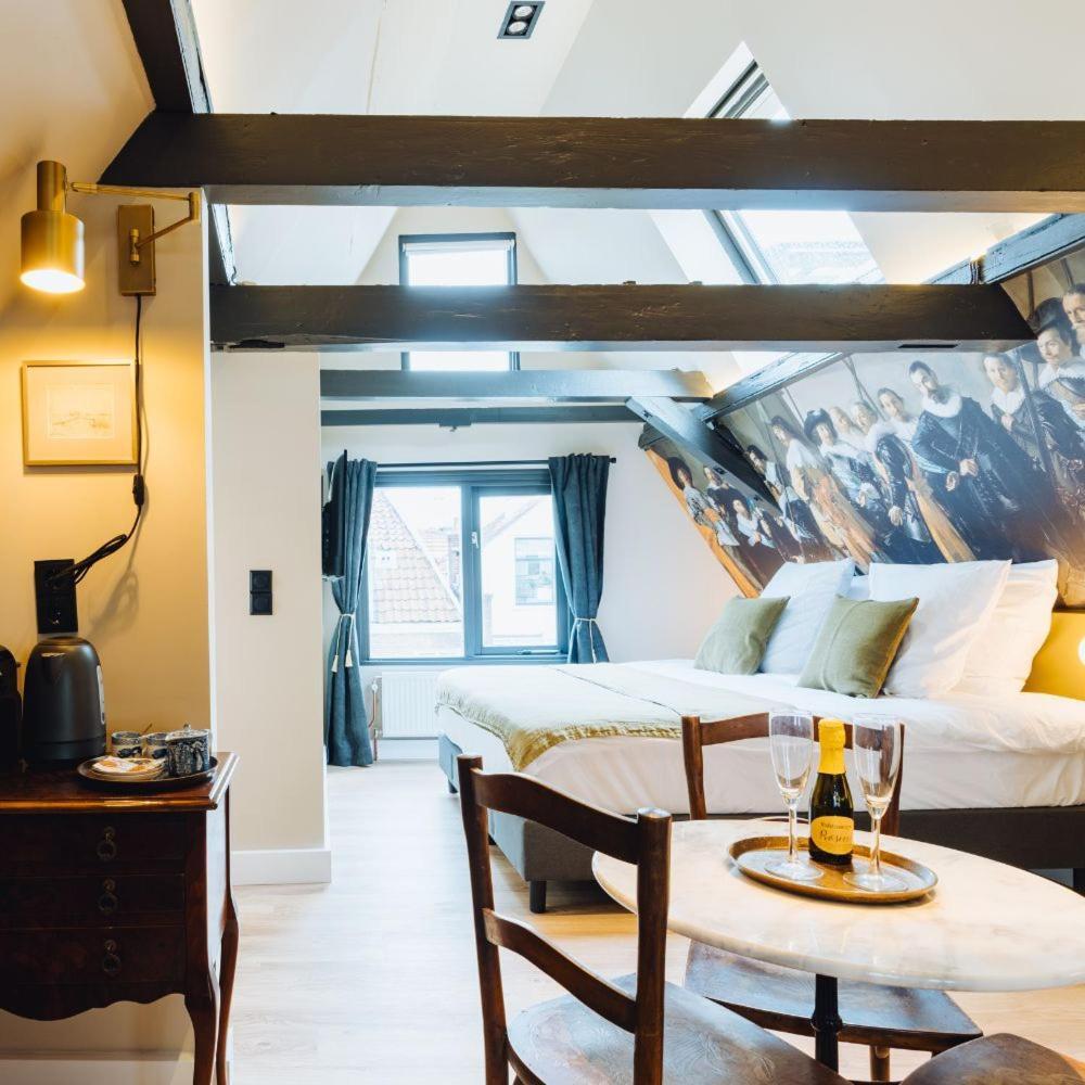 Lok Historics Luxury Art-Inspired Loft In Historic City Centre! Haarlem Kültér fotó